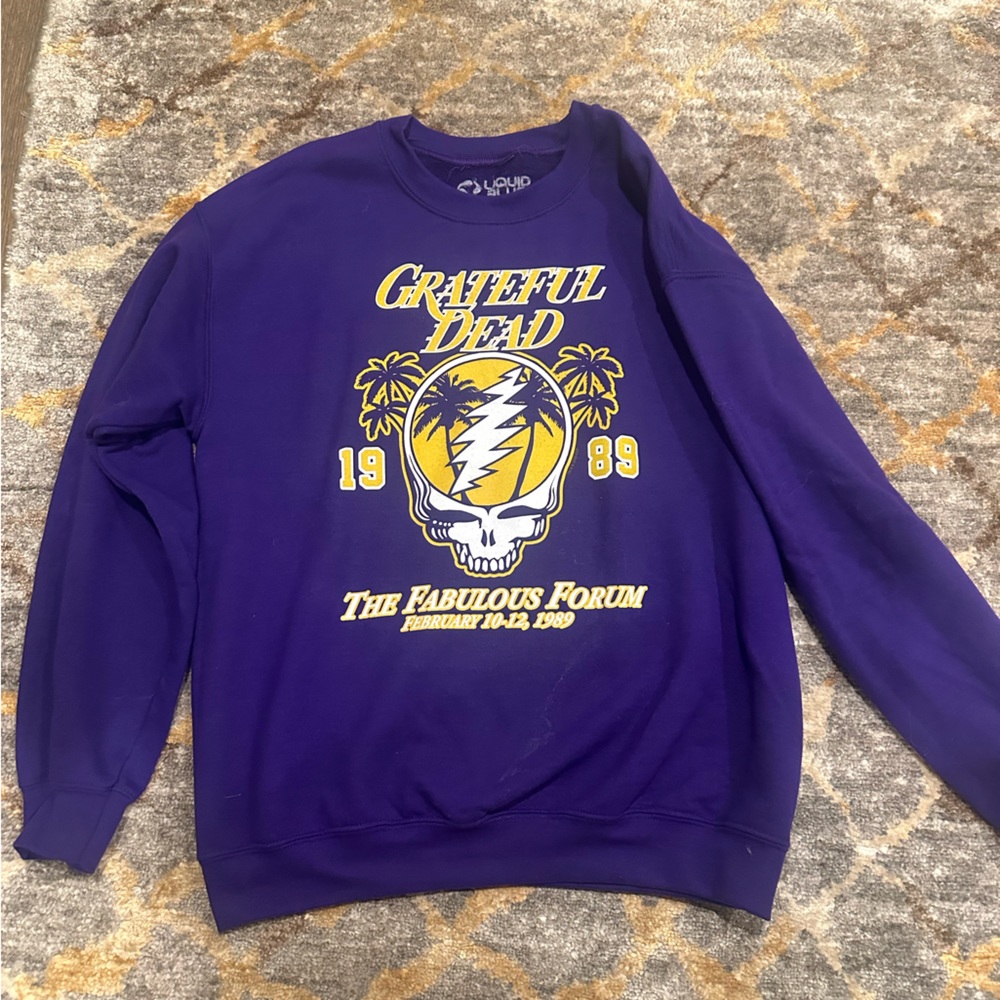 Purple Grateful Dead Crewneck Size Medium